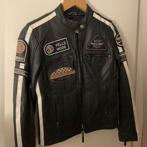 Pelle Women’s Leather Racing Jacket